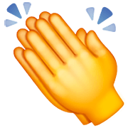 👏 Emoji klatschende Hände WhatsApp 2.22.8.79.