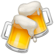 🍻 Emoji Jarras De Cerveza Brindando en WhatsApp 2.22.8.79.