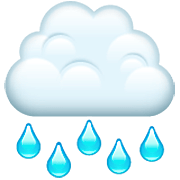 🌧️ Emoji Wolke mit Regen WhatsApp 2.22.8.79.