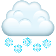 🌨️ Emoji Wolke mit Schnee WhatsApp 2.22.8.79.