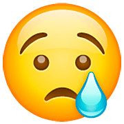 Emoji 😢 Faccina Che Piange su WhatsApp 2.22.8.79.