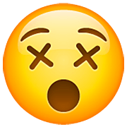 Emoji 😵 Faccina Frastornata su WhatsApp 2.22.8.79.