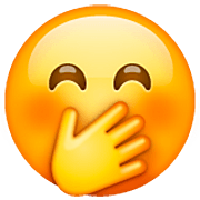 Emoji 🤭 Faccina Con Mano Sulla Bocca su WhatsApp 2.22.8.79.