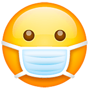 😷 Emoji Cara Con Mascarilla Médica en WhatsApp 2.22.8.79.