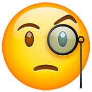 Emoji 🧐 Faccina Con Monocolo su WhatsApp 2.22.8.79.