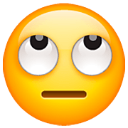 Emoji 🙄 Faccina Con Occhi Al Cielo su WhatsApp 2.22.8.79.