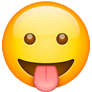 😛 Emoji Gesicht mit herausgestreckter Zunge WhatsApp 2.22.8.79.