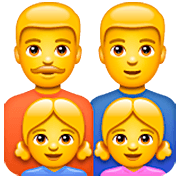 Emoji 👨‍👨‍👧‍👧 Famiglia: Uomo, Uomo, Bambina E Bambina su WhatsApp 2.22.8.79.