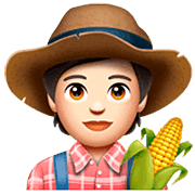 Emoji 🧑🏻‍🌾 Agricoltore: Carnagione Chiara su WhatsApp 2.22.8.79.