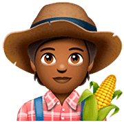 🧑🏾‍🌾 Emoji Agricultor: Tono De Piel Oscuro Medio en WhatsApp 2.22.8.79.
