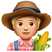 🧑🏼‍🌾 Emoji Agricultor: Tono De Piel Claro Medio en WhatsApp 2.22.8.79.
