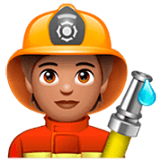 Emoji 🧑🏽‍🚒 Pompiere: Carnagione Olivastra su WhatsApp 2.22.8.79.