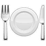 🍽️ Emoji Teller mit Messer und Gabel WhatsApp 2.22.8.79.