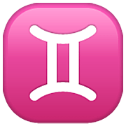 Emoji ♊ Segno Zodiacale Dei Gemelli su WhatsApp 2.22.8.79.