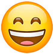 Emoji 😄 Faccina Con Sorriso E Occhi Sorridenti su WhatsApp 2.22.8.79.