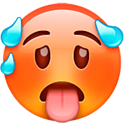 🥵 Emoji Cara Con Calor en WhatsApp 2.22.8.79.