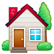 🏡 Emoji Casa Con Jardín en WhatsApp 2.22.8.79.