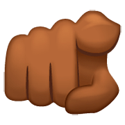 Emoji 🫵🏾 İndice Che Punta Allo Spettatore: Carnagione Abbastanza Scura su WhatsApp 2.22.8.79.