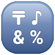 Emoji 🔣 Pulsante con simboli su WhatsApp 2.22.8.79.