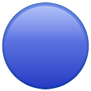 🔵 Emoji Círculo Azul Grande en WhatsApp 2.22.8.79.