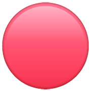 Emoji 🔴 Cerchio Rosso su WhatsApp 2.22.8.79.