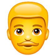 Emoji 👨 Uomo su WhatsApp 2.22.8.79.