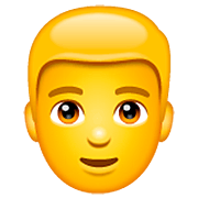 👱‍♂️ Emoji Homem: Cabelo Loiro na WhatsApp 2.22.8.79.