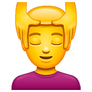 Emoji 💆‍♂️ Uomo Che Riceve Un Massaggio su WhatsApp 2.22.8.79.