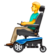 👨‍🦼 Emoji Mann in elektrischem Rollstuhl WhatsApp 2.22.8.79.