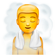 Emoji 🧖‍♂️ Uomo In Sauna su WhatsApp 2.22.8.79.