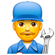 Emoji 👨‍🔧 Meccanico Uomo su WhatsApp 2.22.8.79.