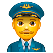 Emoji 👨‍✈️ Pilota Uomo su WhatsApp 2.22.8.79.