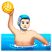 🤽🏻‍♂️ Emoji Homem Jogando Polo Aquático: Pele Clara na WhatsApp 2.22.8.79.