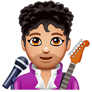 Emoji 👨🏼‍🎤 Cantante Uomo: Carnagione Abbastanza Chiara su WhatsApp 2.22.8.79.