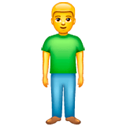 Emoji 🧍‍♂️ Uomo In Piedi su WhatsApp 2.22.8.79.