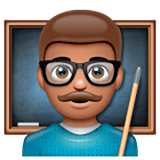 Emoji 👨🏽‍🏫 Professore: Carnagione Olivastra su WhatsApp 2.22.8.79.