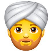 Emoji 👳‍♂️ Uomo Con Turbante su WhatsApp 2.22.8.79.