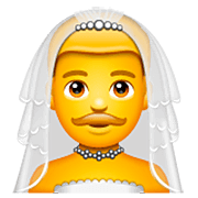 Emoji 👰‍♂️ Sposo Con Velo su WhatsApp 2.22.8.79.