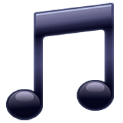 Émoji 🎵 Note De Musique sur WhatsApp 2.22.8.79.