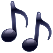 Émoji 🎶 Notes De Musique sur WhatsApp 2.22.8.79.