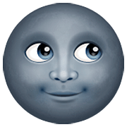 🌚 Emoji Luna Nueva Con Cara en WhatsApp 2.22.8.79.