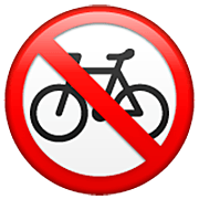 Emoji 🚳 Segnale Di Divieto Di Transito Delle Biciclette su WhatsApp 2.22.8.79.