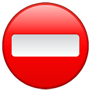 ⛔ Emoji Dirección Prohibida en WhatsApp 2.22.8.79.