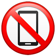 Emoji 📵 Simbolo Che Vieta L’utilizzo Dei Telefoni Cellulari su WhatsApp 2.22.8.79.