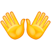 👐 Emoji Mãos Abertas na WhatsApp 2.22.8.79.