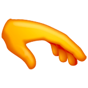 Emoji 🫳 Palmo İn Giù su WhatsApp 2.22.8.79.
