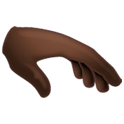 🫳🏿 Emoji Palma Da Mão Para Baixo: Pele Escura na WhatsApp 2.22.8.79.