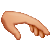 🫳🏼 Emoji Handfläche Nach Unten: mittelhelle Hautfarbe WhatsApp 2.22.8.79.