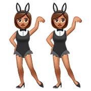 👯🏽 Emoji Personas Con Orejas De Conejo: Tono De Piel Medio en WhatsApp 2.22.8.79.