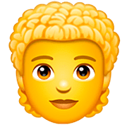 Emoji 🧑‍🦱 Persona: Capelli Ricci su WhatsApp 2.22.8.79.